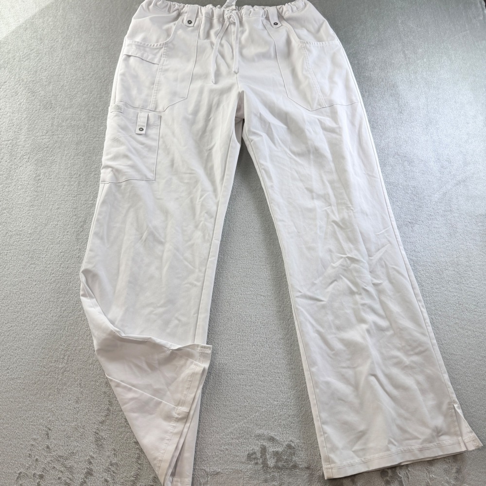 Dickies Medical Gen Flex White Cargo Scrub Pants 82011 Women's Medium